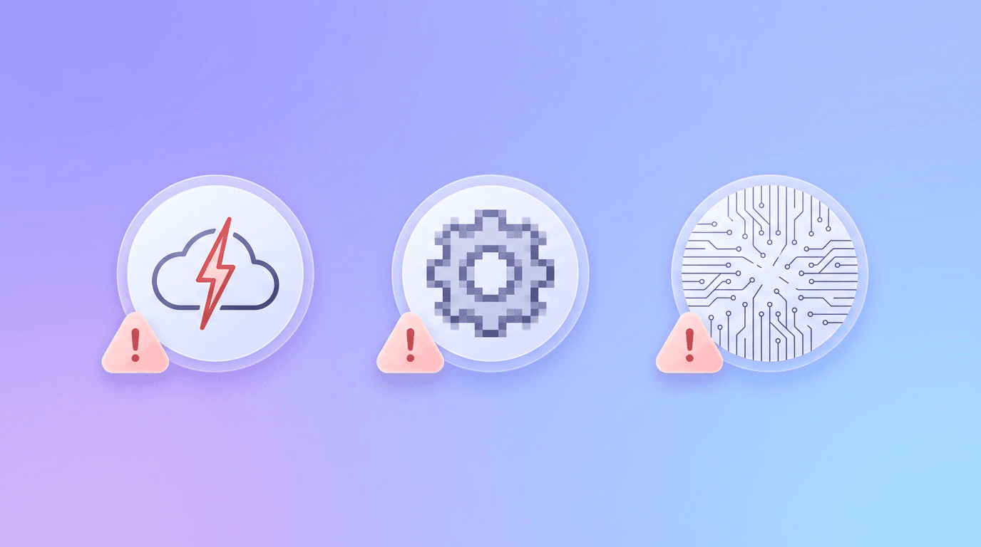 Stickers showing cut line and resolution errors