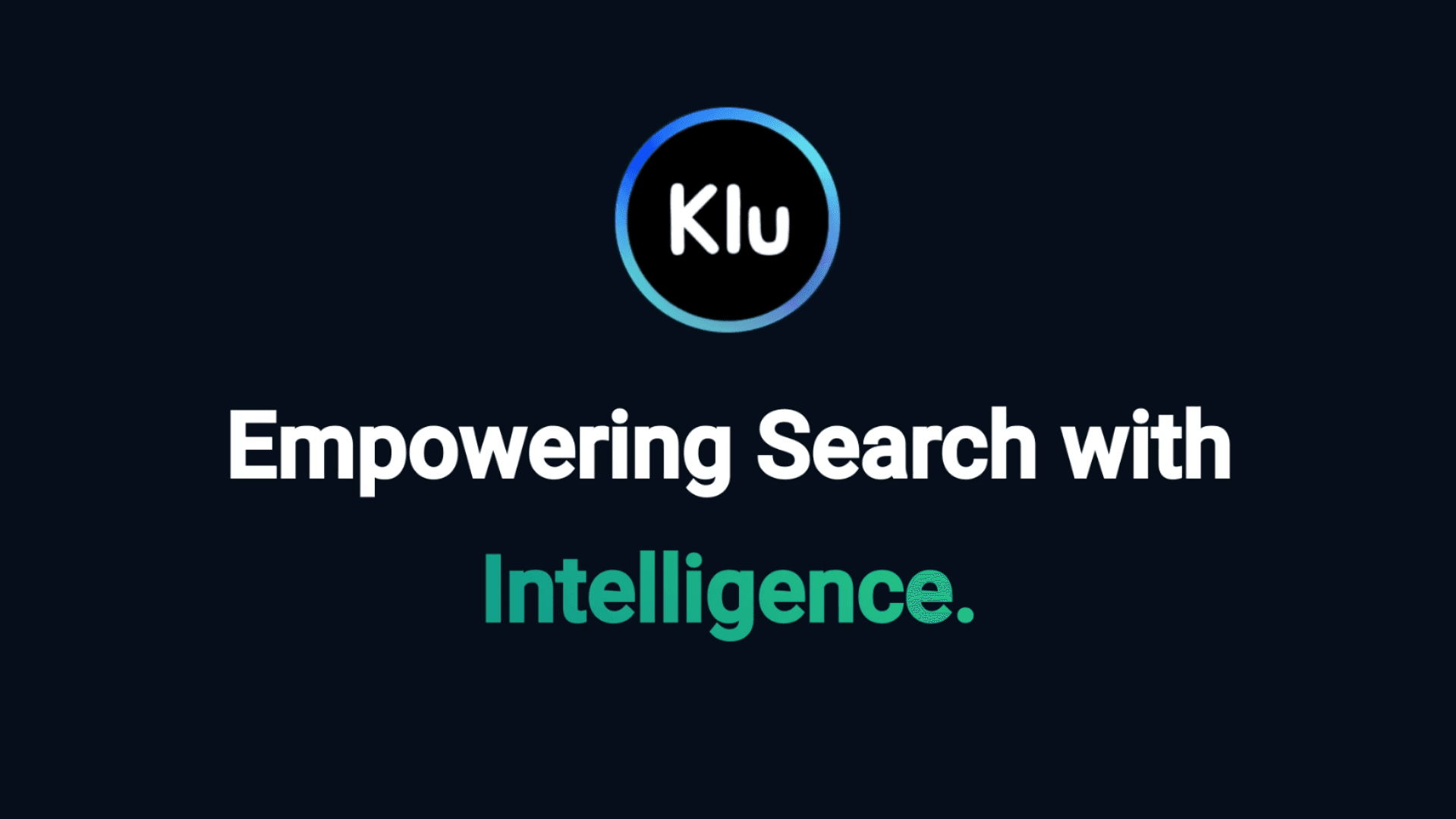 Klu Product Video