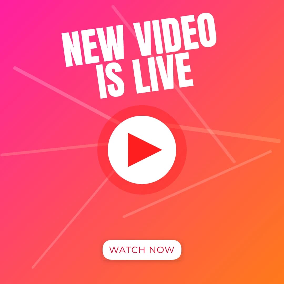 Social media design for content creators, made with Krumzi