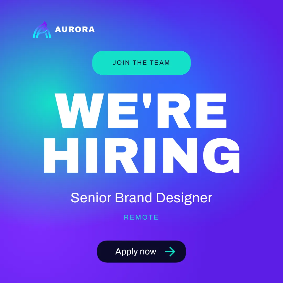 Hiring announce designed with Krumzi