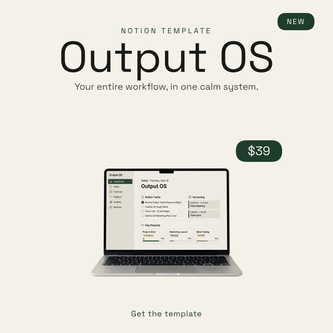 Product post designed with Krumzi