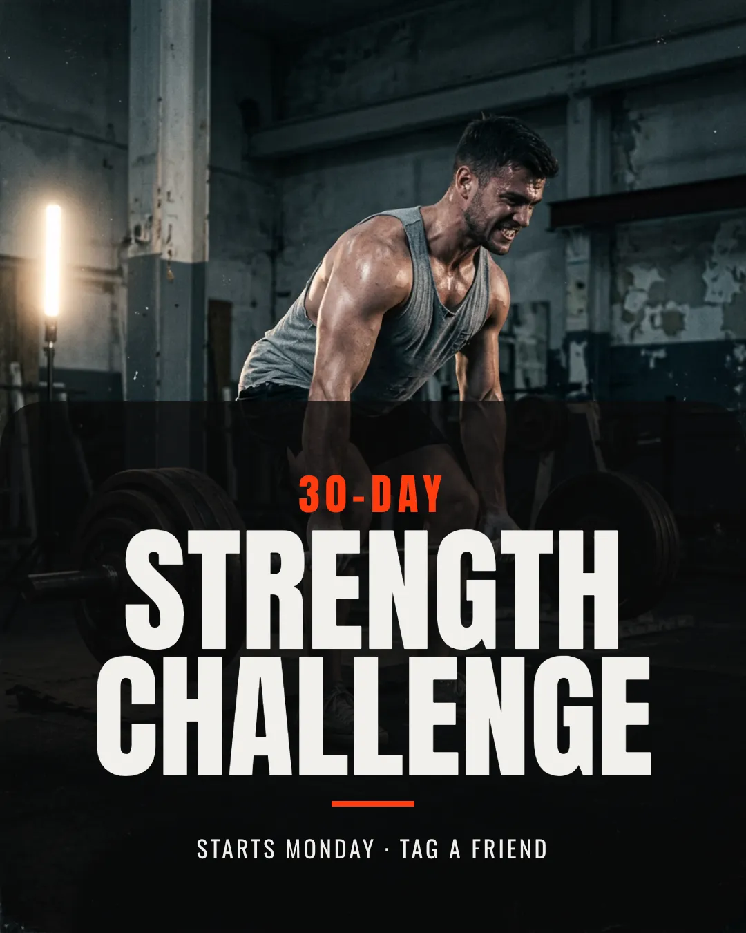 Gym challenge designed with Krumzi