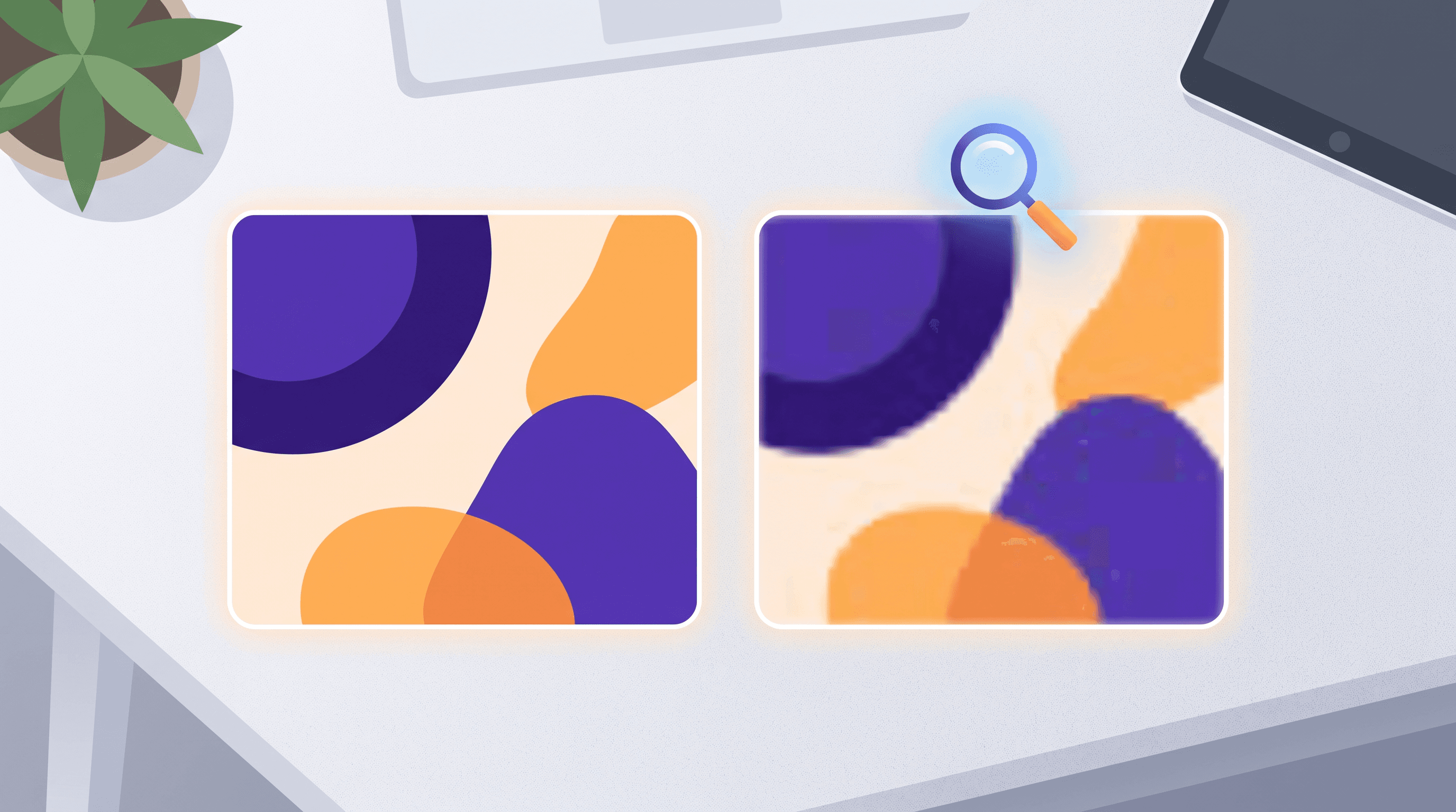 Crisp versus blurry Facebook post image: export at the exact post size instead of stretching a small image
