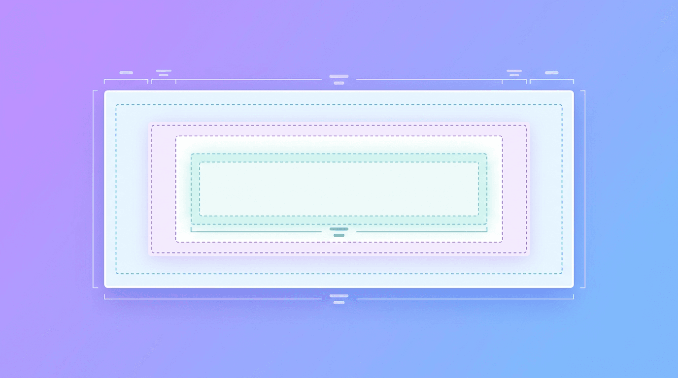 Banner with full canvas and device safe areas nested