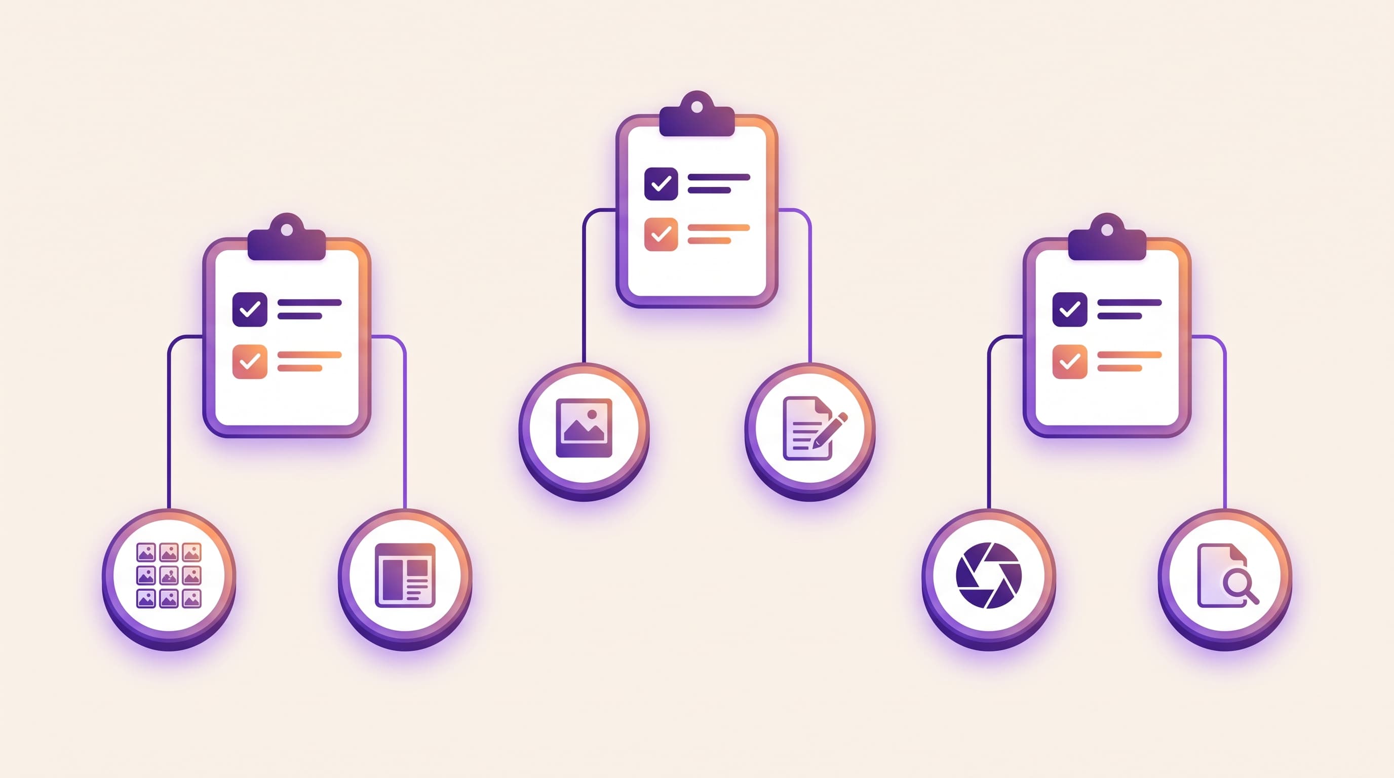 Social media accounts audited and grouped by client
