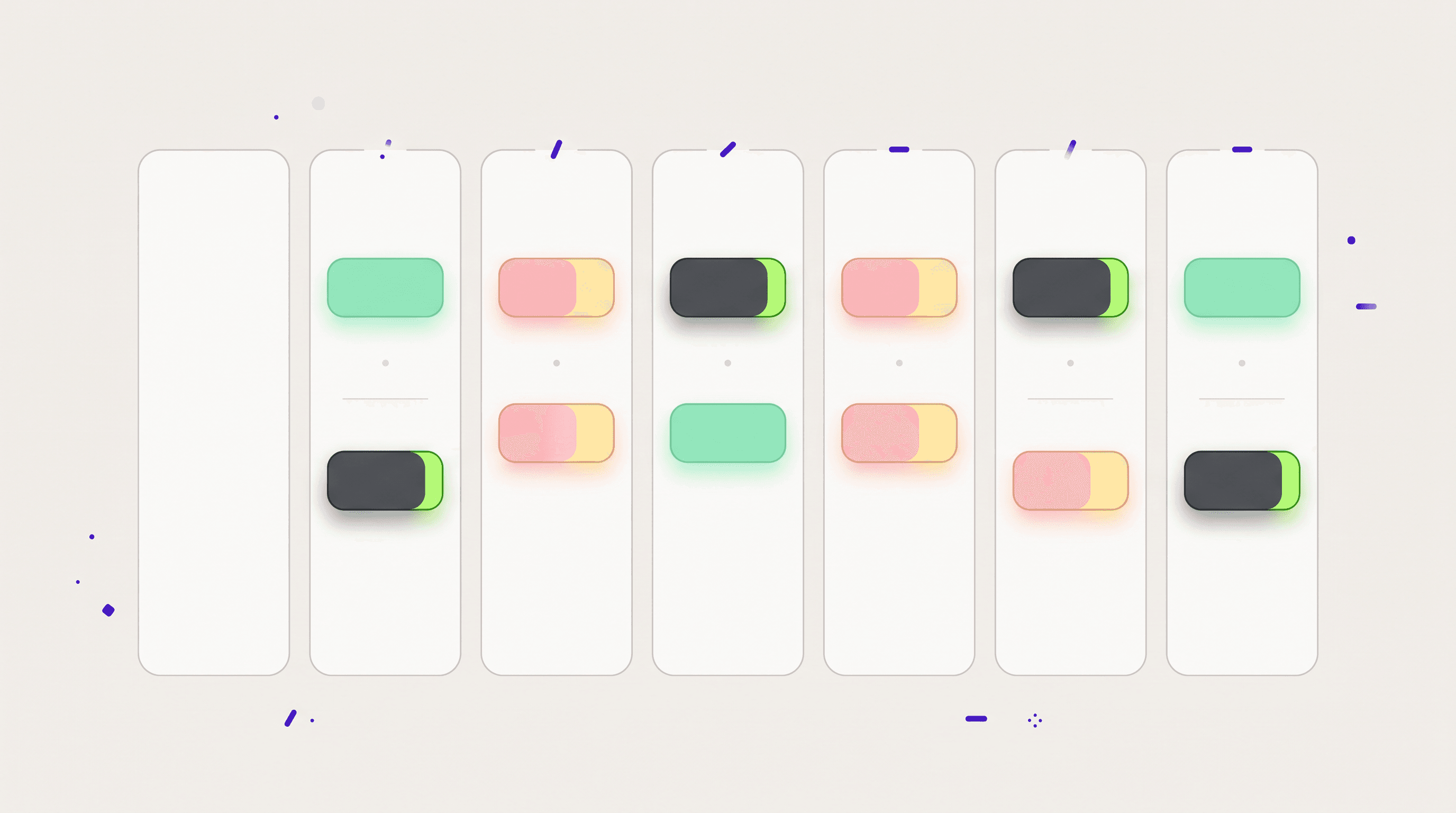 How to manage multiple social media accounts: one week on one calendar, 12 posts color-coded by client